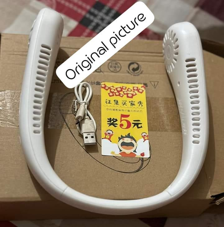 Portable U-Shaped Neck Fan | Hands-Free Rechargeable Bladeless Cooling Fan