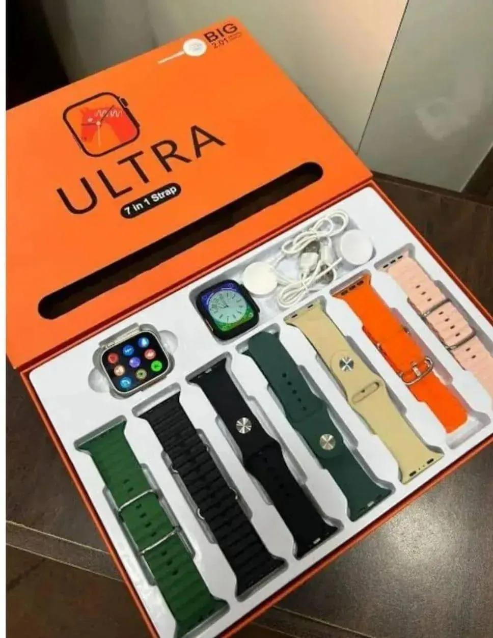 Option 1 (Highly Recommended for SEO): Ultra 7-in-1 Smart Watch Set with Multicolor Straps - Bluetooth Fitness Tracker & Smart Notification Watch
