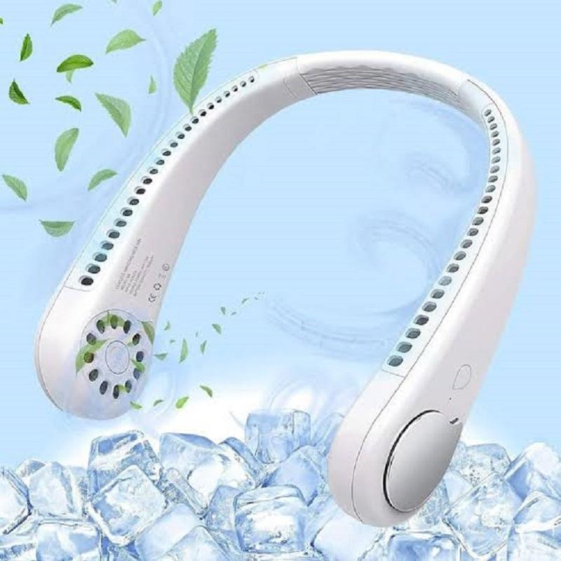 Portable U-Shaped Neck Fan | Hands-Free Rechargeable Bladeless Cooling Fan