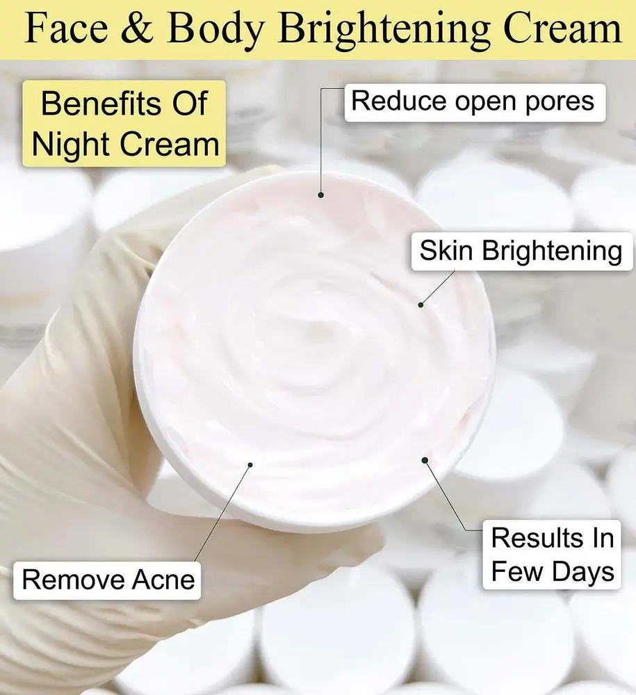 Beauty Bar Whitening and Brightening Night Cream - Advanced Glow & Skin Repair Cream