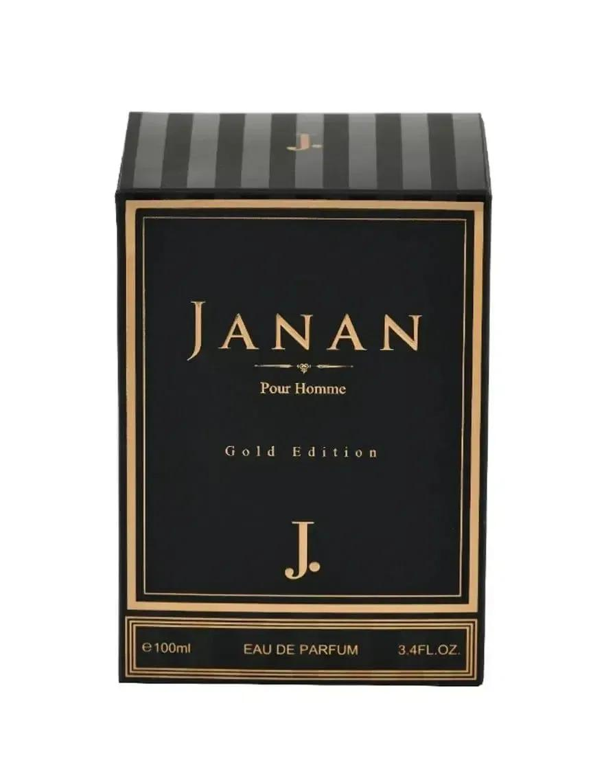 Janan Gold Edition Perfume for Men 100ml - Premium Long-Lasting Citrus & Woody Eau de Parfum