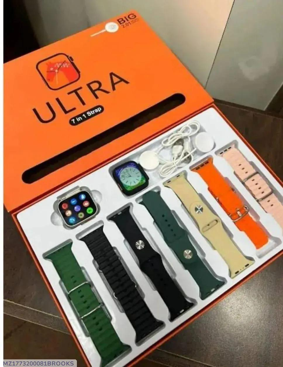Option 1 (Highly Recommended for SEO): Ultra 7-in-1 Smart Watch Set with Multicolor Straps - Bluetooth Fitness Tracker & Smart Notification Watch
