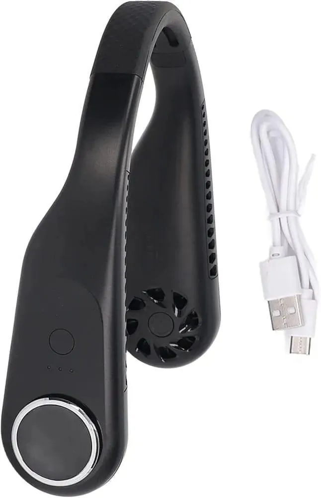 Portable U-Shaped Neck Fan | Hands-Free Rechargeable Bladeless Cooling Fan