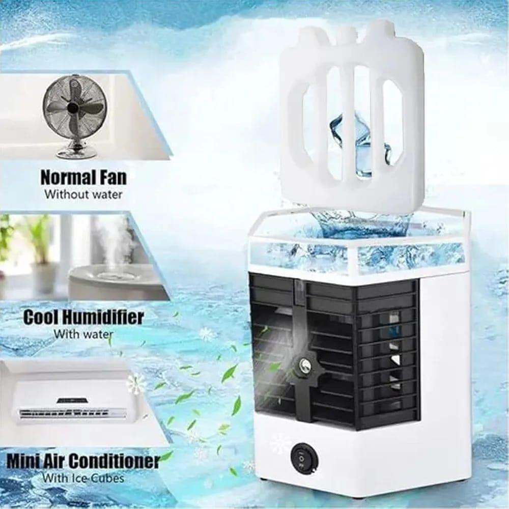 Portable Mini Air Conditioner Fan - Compact Cooling Cooler for Home & Office
