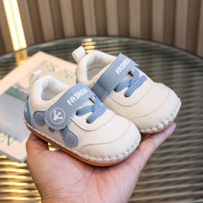 Unisex Toddler First Walkers - Premium Soft Sole Baby Shoes with Adjustable Velcro Straps
