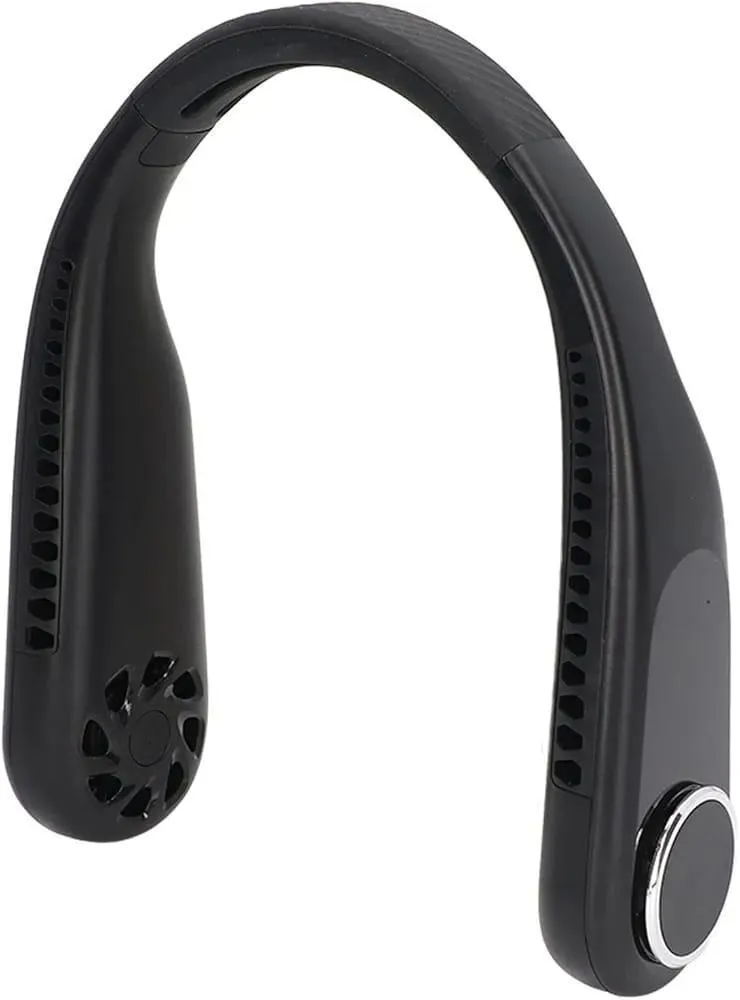 Portable U-Shaped Neck Fan | Hands-Free Rechargeable Bladeless Cooling Fan